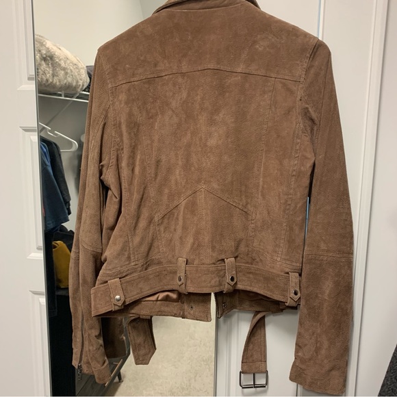BLANK NYC Suede Moto Jacket - size L (runs small!) - Picture 5 of 9